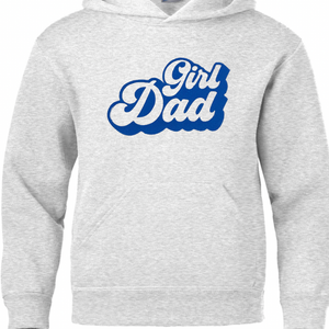 Adult Hoodie (w/ drawstrings)-Girl dad