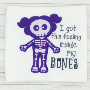 Halloween - Skeleton Bones - Girl