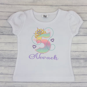 Princess - Girls Birthday Shirt (age 1-9)