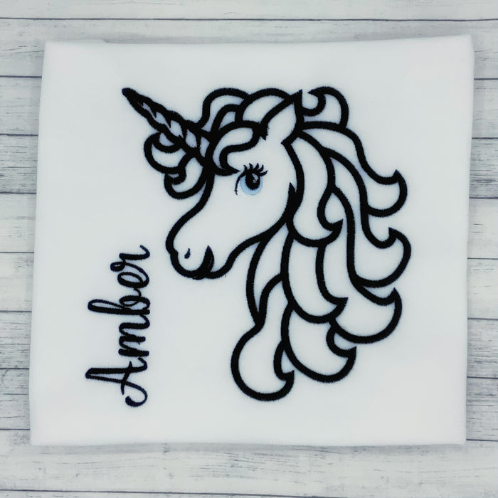 Color Me Embroidery - Unicorn - Washable Markers Included