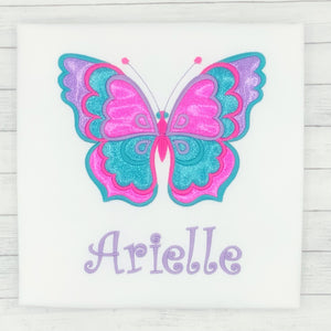 Butterfly Sparkle Name Shirt