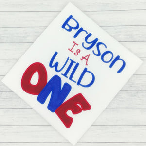 Boys Birthday Shirt Wild ONE